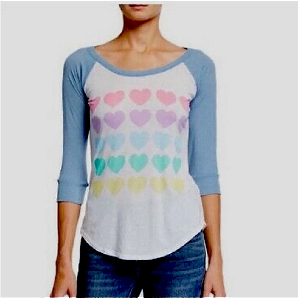 CHASER Hearts Baseball Tee